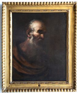 Ritratto antico di apostolo, attribuito a Pier Francesco Mola