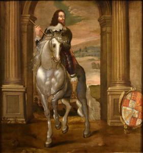 Ritratto di Carlo I, Re d'Inghilterra, Anthoon van Dyck (Anversa 1599 - Londra 1641) Seguace di